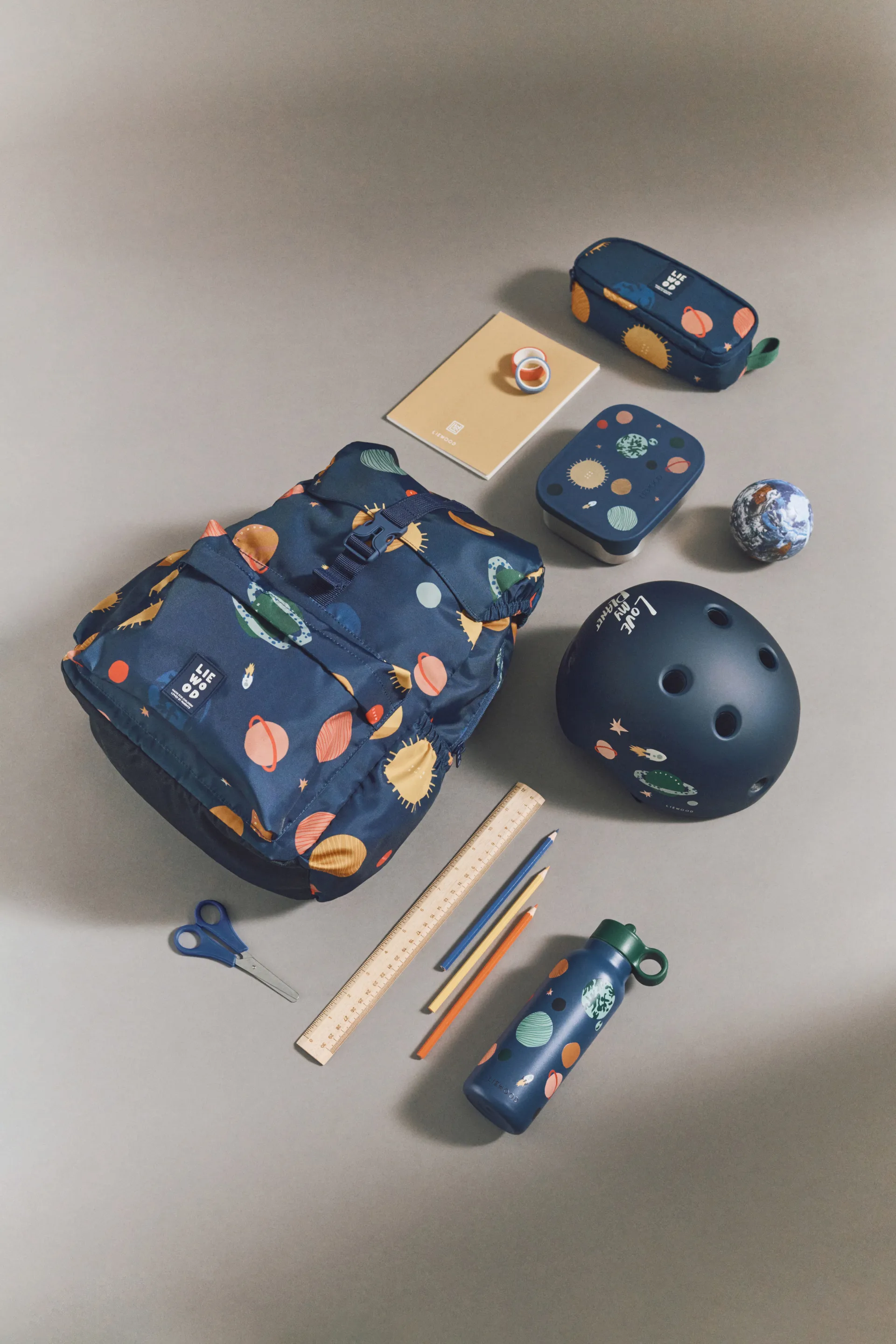 Falk vattenflaska 35 cl, Universe-Classic navy Liewood