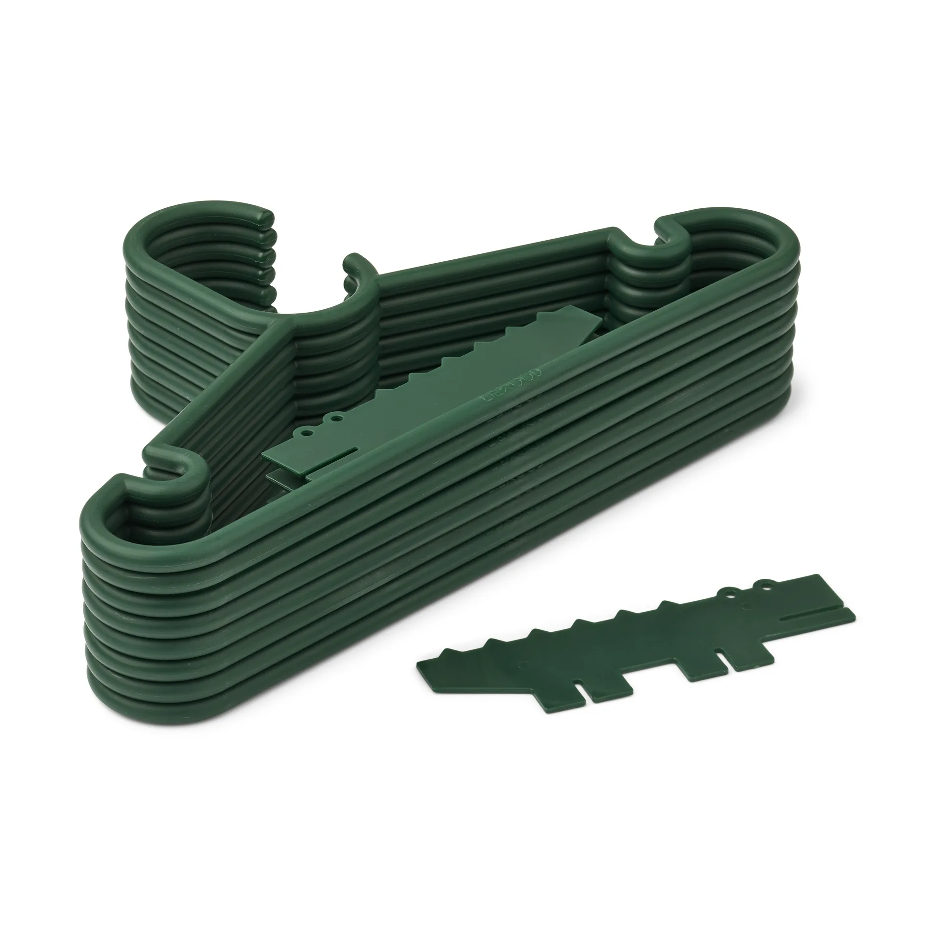 Falton krokodil galge 8-pack, Garden green Liewood