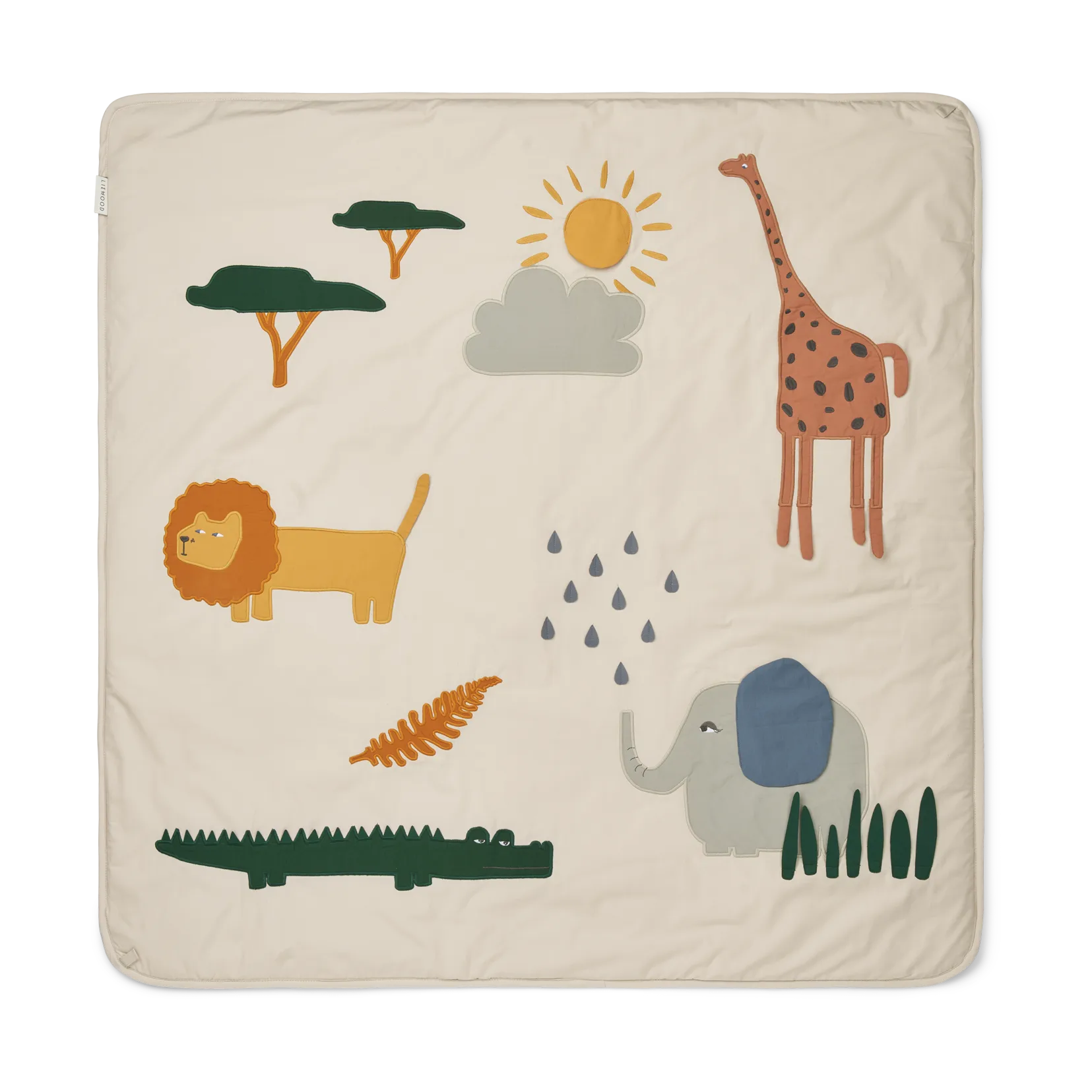 Glenn filt 110x110 cm, Safari sandy mix Liewood