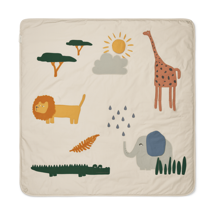 Glenn filt 110x110 cm - Safari sandy mix - Liewood