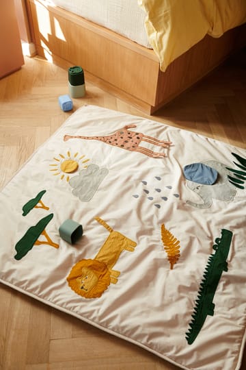 Glenn filt 110x110 cm - Safari sandy mix - Liewood