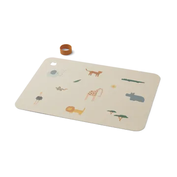 Jude bordstablett 30,2x41 cm - Safari sandy mix - Liewood