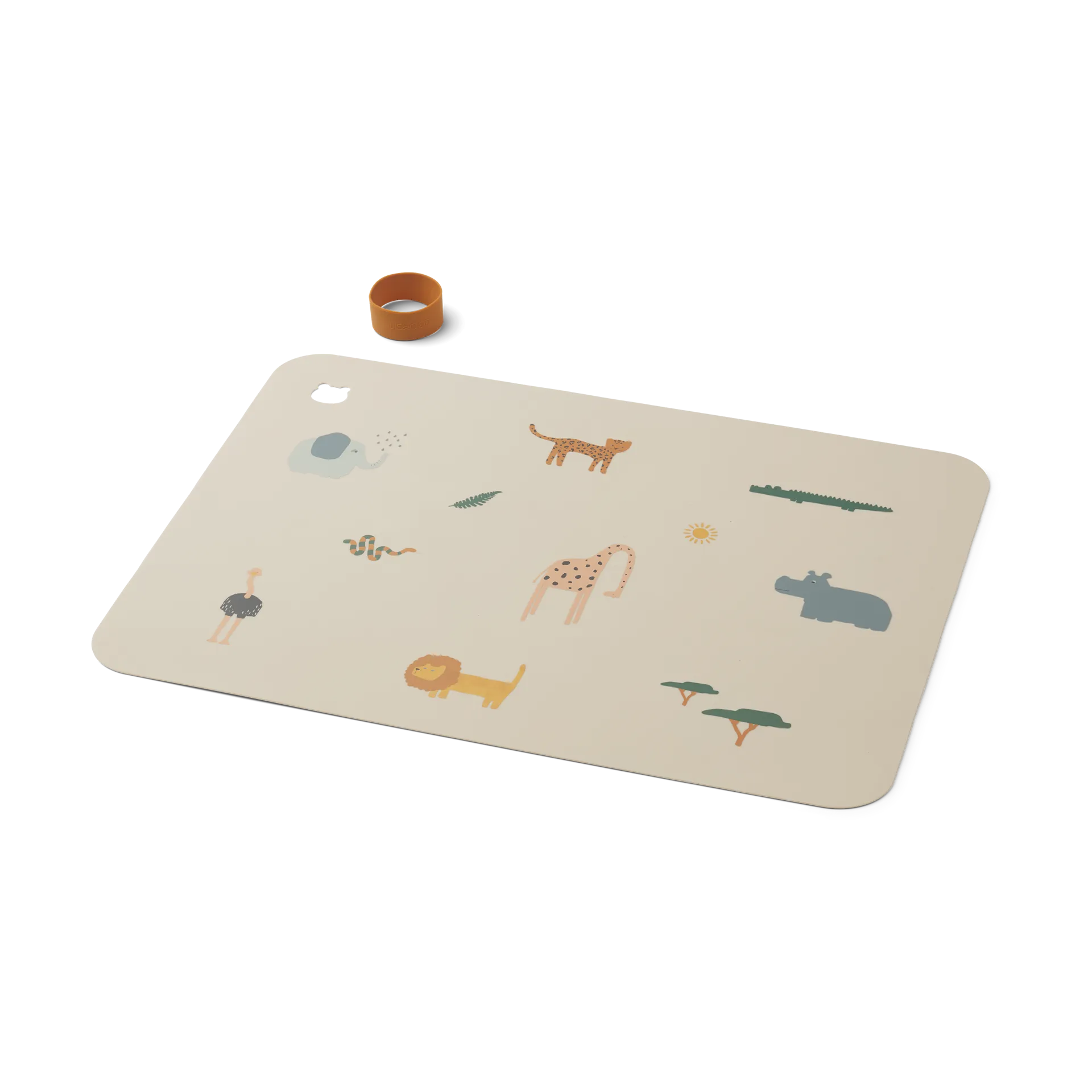 Jude bordstablett 30,2x42,1 cm, Safari sandy mix Liewood