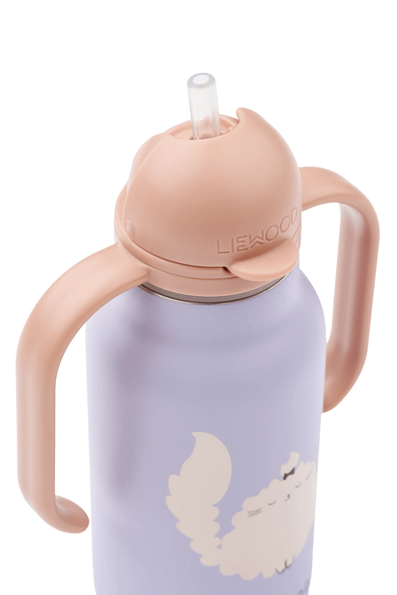 Kimmie vattenflaska 25 cl, Cat-Warm lilac Liewood