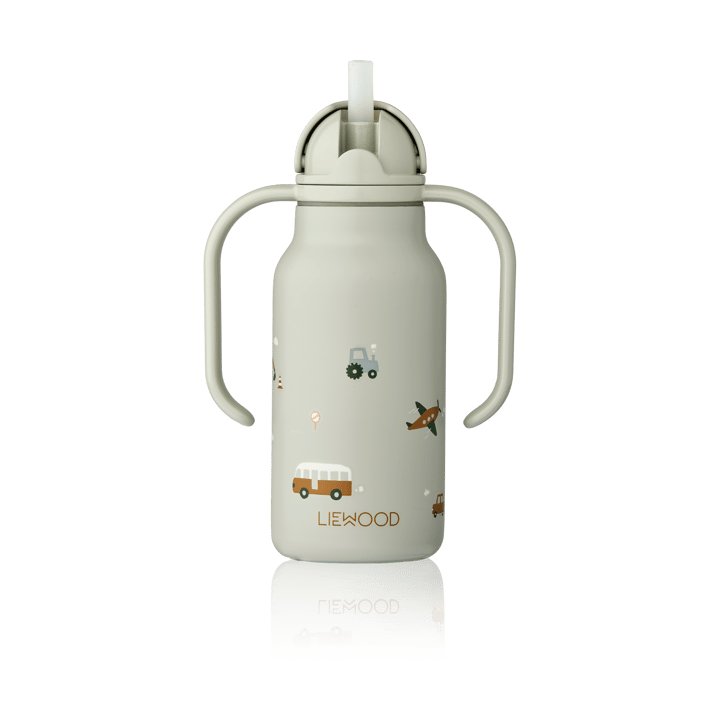 Kimmie vattenflaska 25 cl, Vehicles-Dove blue Liewood
