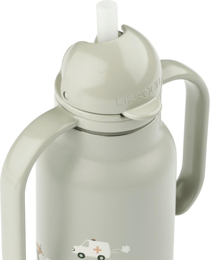 Kimmie vattenflaska 25 cl, Vehicles-Dove blue Liewood