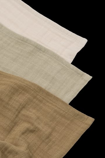 Lewis muslin filt 3 delar 65x65 cm - Sandy mix - Liewood