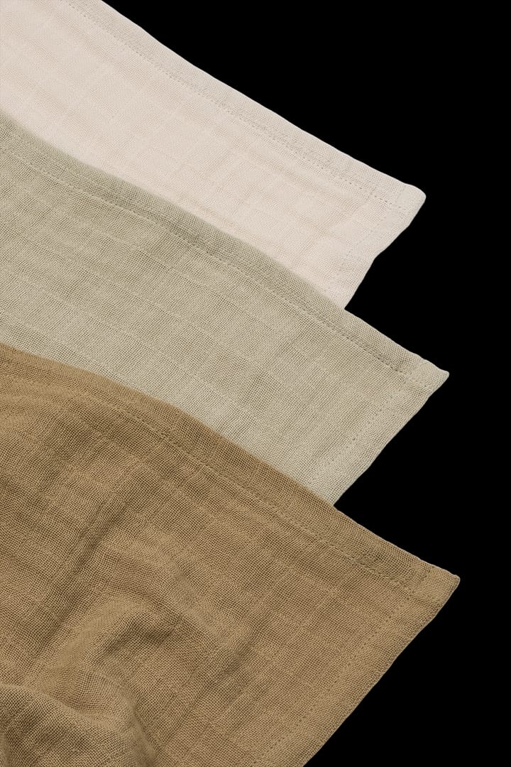 Lewis muslin filt 3 delar 65x65 cm, Sandy mix Liewood
