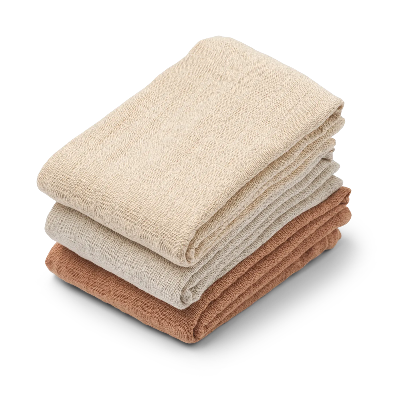 Lewis muslin filt 3 delar 65x65 cm, Tuscany rose mix Liewood