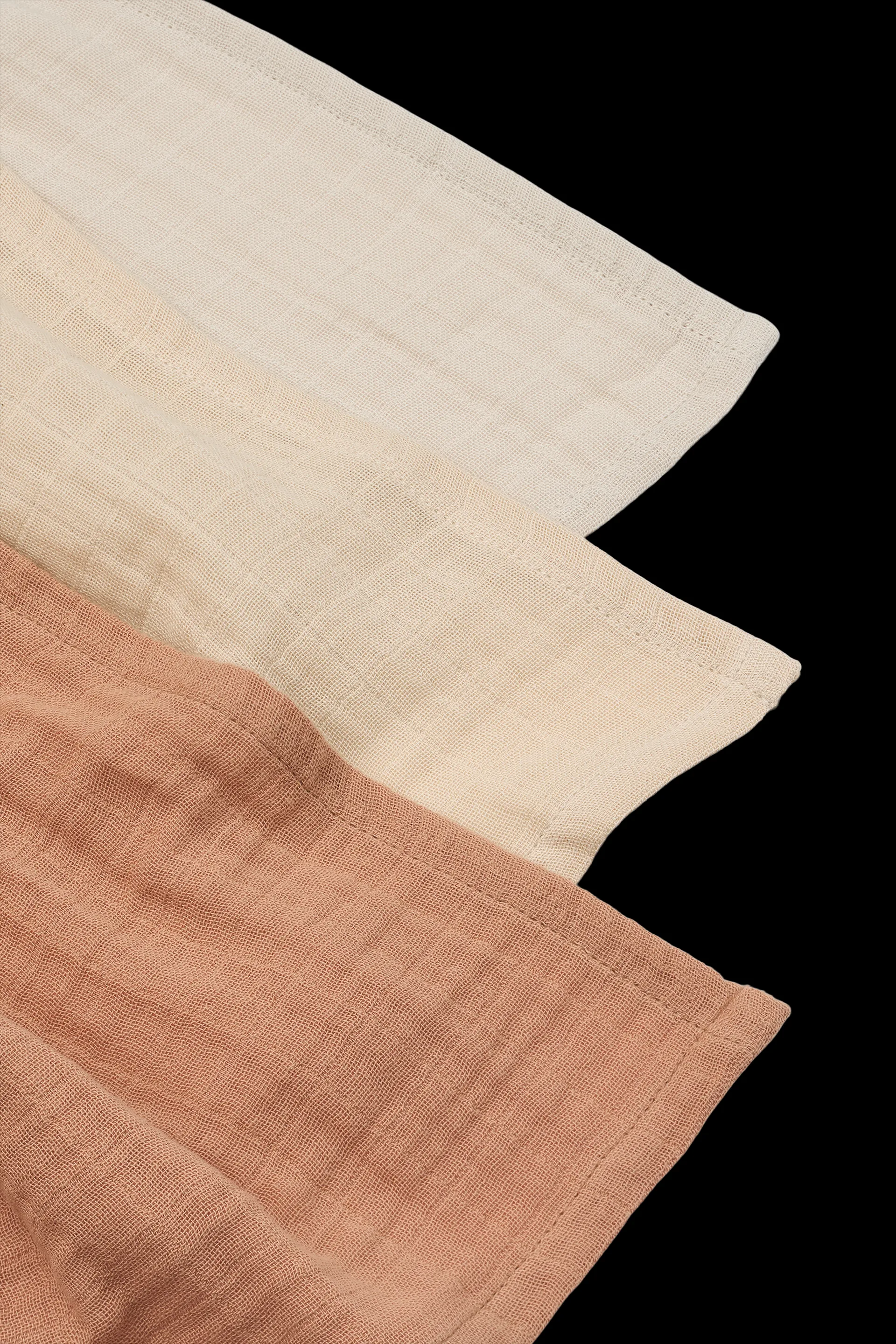 Lewis muslin filt 3 delar 65x65 cm, Tuscany rose mix Liewood