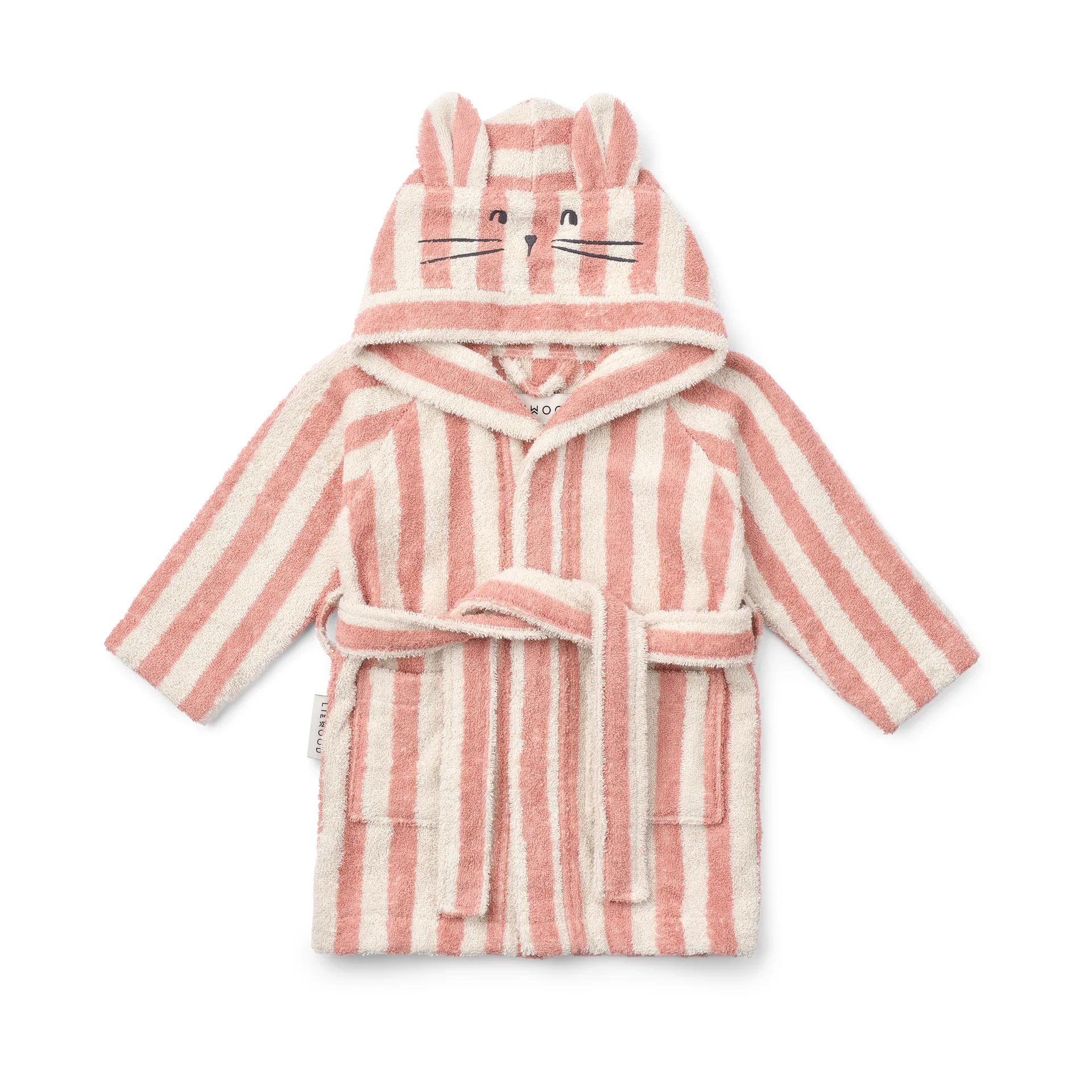 Lily badrock coral blush creme de la creme stripe, 3-4 år Liewood