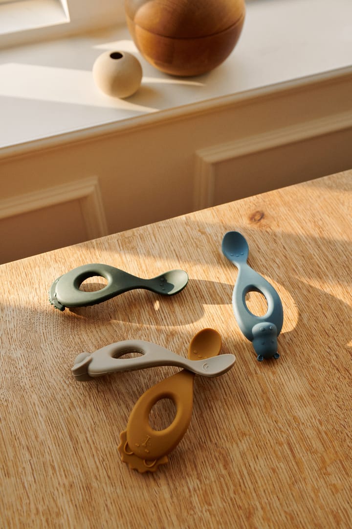 Livia sked 4 delar, Safari-blue multi mix Liewood