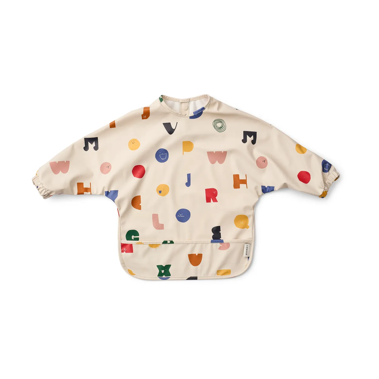 Liewood Merle haklapp med ärm Characters-Sandy | Skandinavisk Design | Övriga köksredskap | Beige