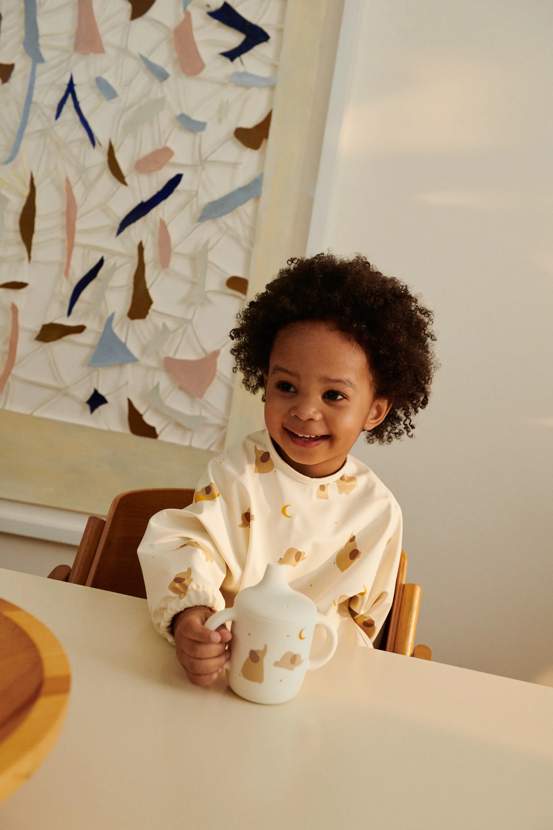 Merle haklapp med ärm, Elephant-Creme de la creme Liewood