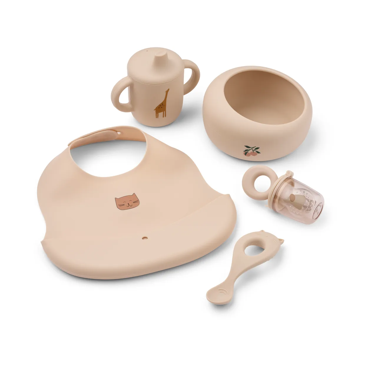 Liewood Mileah baby mealtime servisset Apple blossom