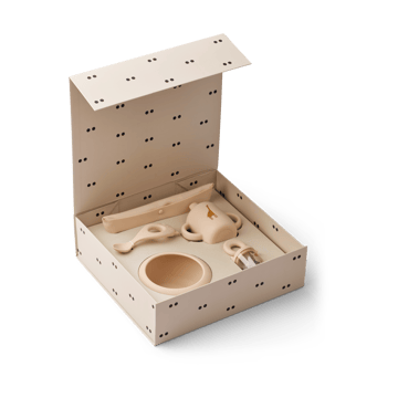 Mileah baby mealtime servisset - Apple blossom - Liewood