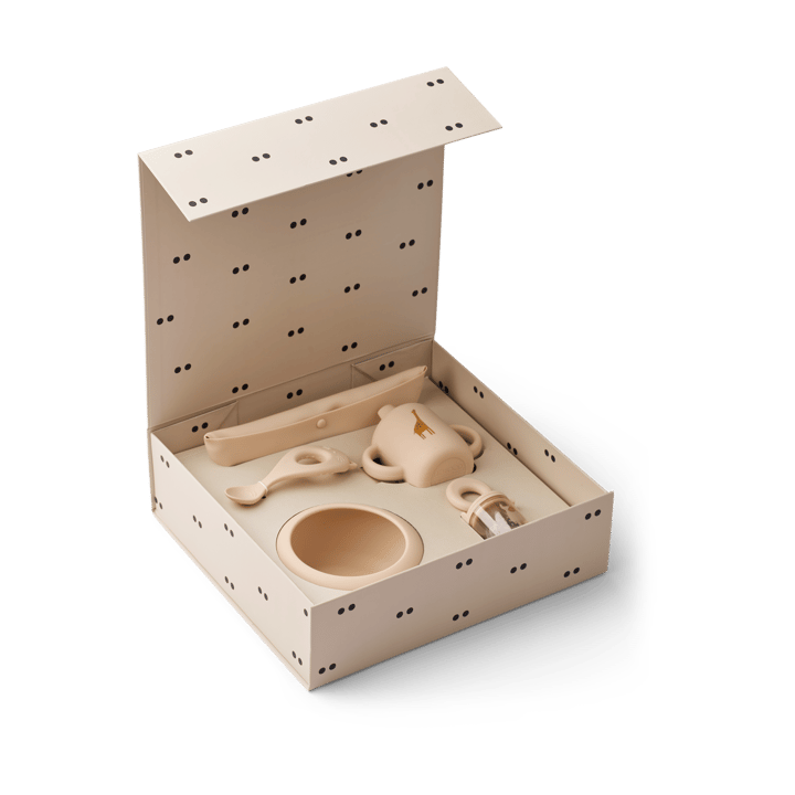 Mileah baby mealtime servisset, Apple blossom Liewood