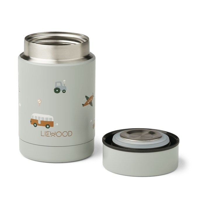 Nadja mattermos 0,25 L, Vehicles-dove blue mix Liewood