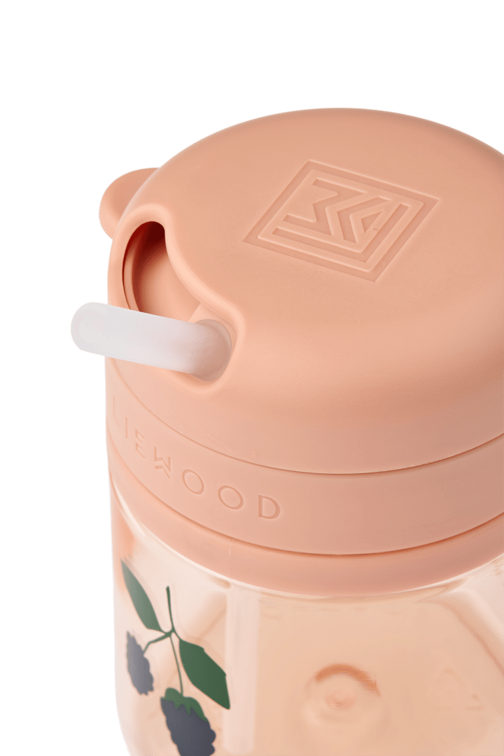 Pavia mugg med sugrör 28 cl, Berry-Pale Tuscany Liewood