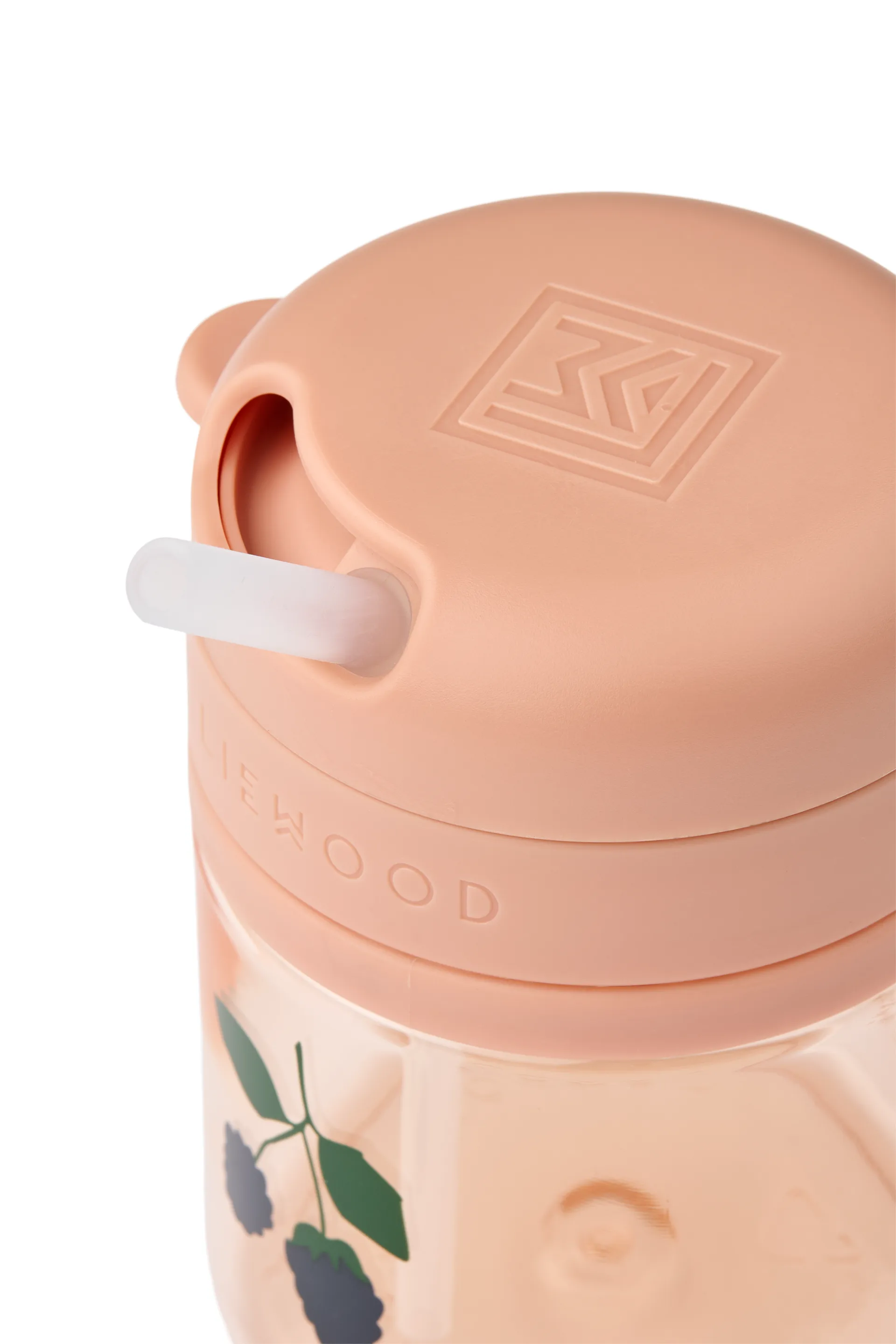 Pavia mugg med sugrör, Berry-Pale Tuscany, 28 cl Liewood