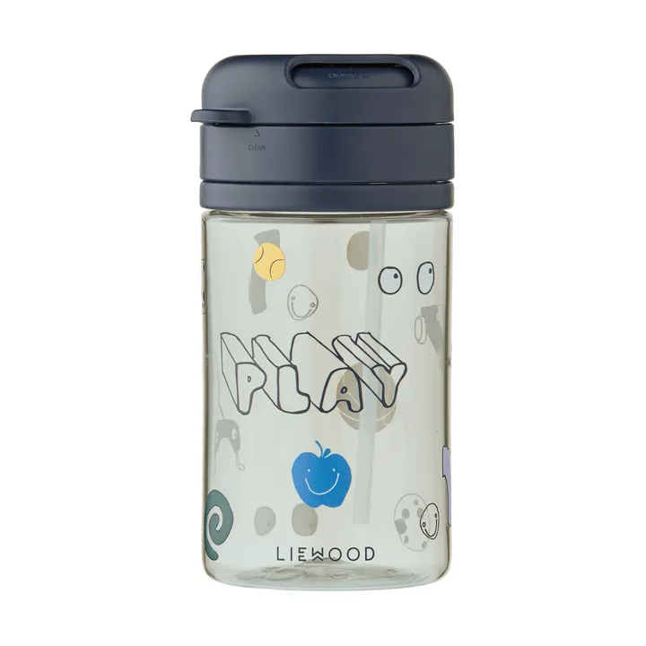 Pavia mugg med sugrör - Play-dusty peppermint - Liewood