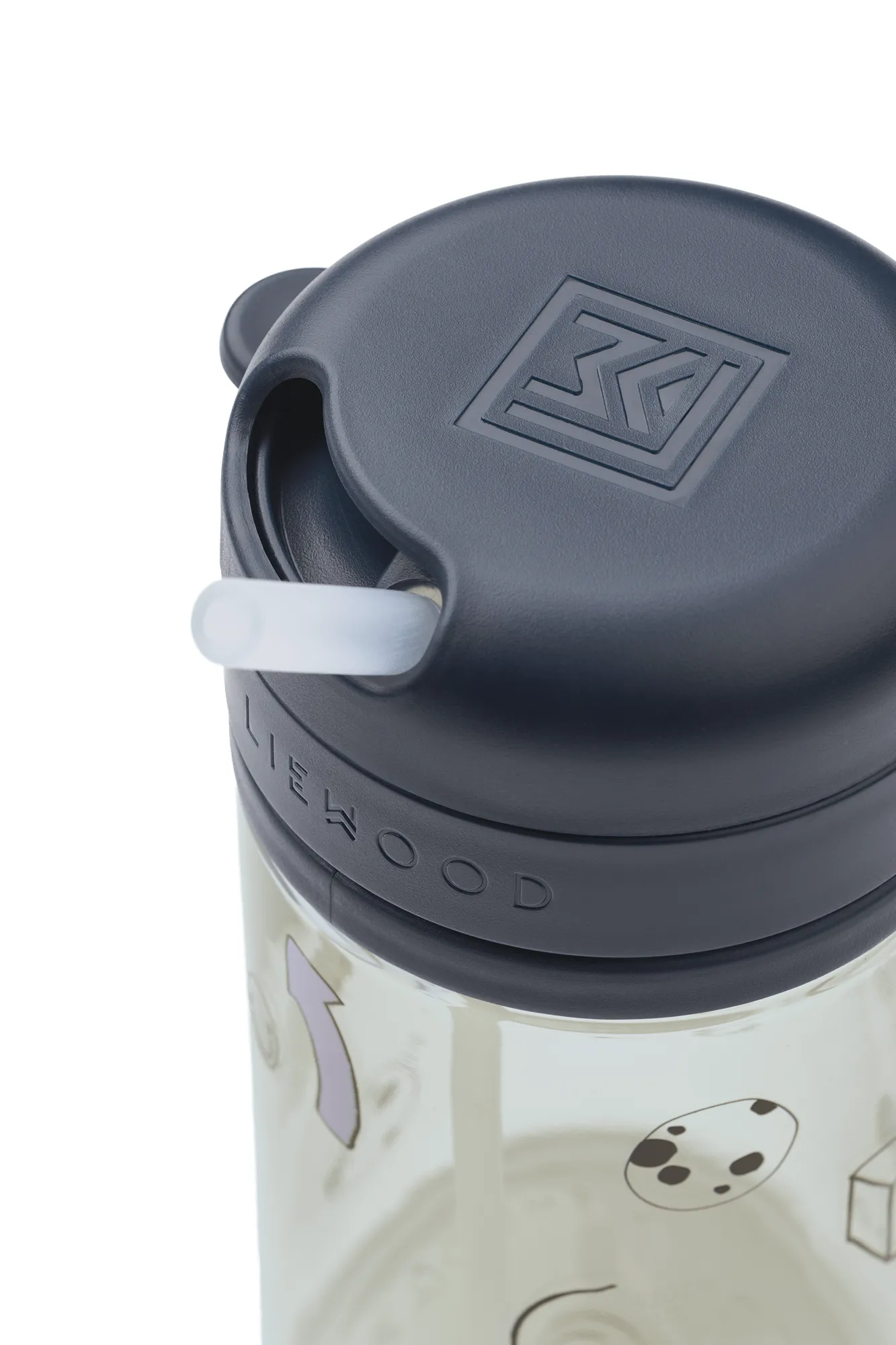 Pavia mugg med sugrör, Play-dusty peppermint Liewood
