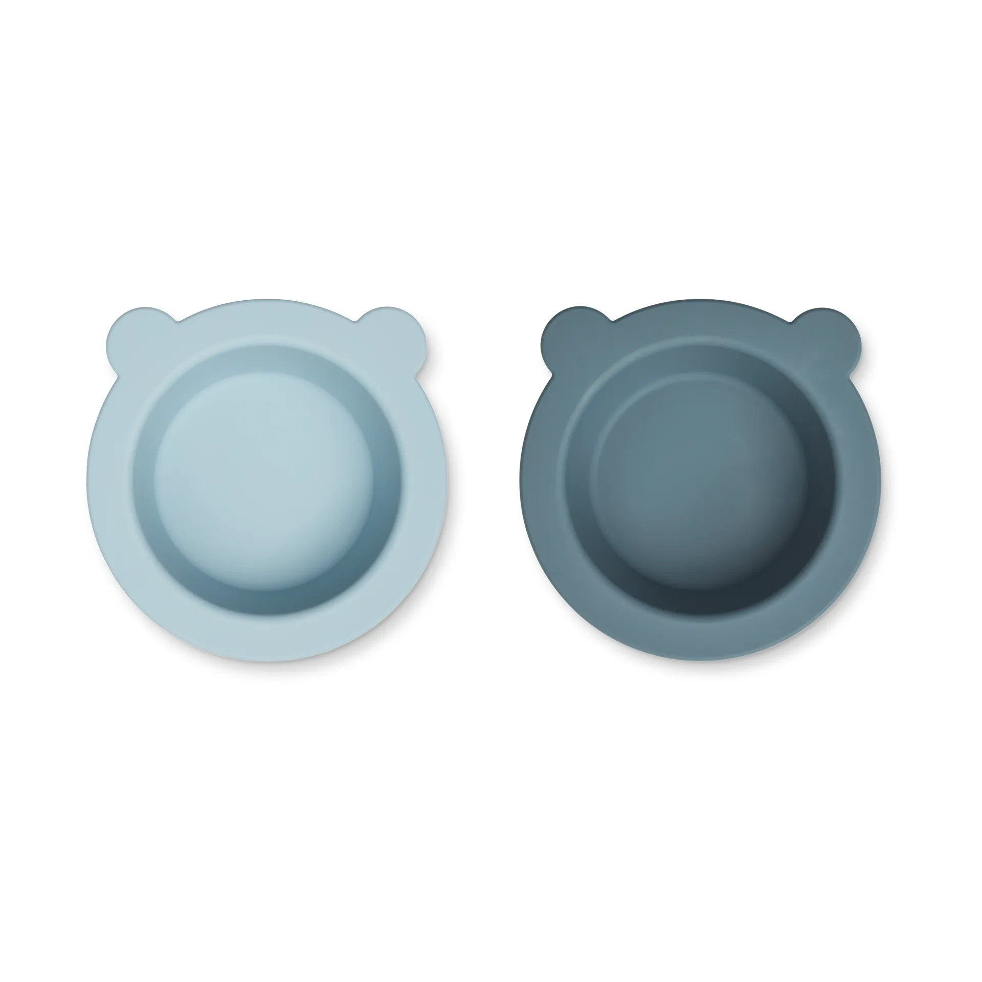 Peony skål med sugkopp Ø16 cm 2 delar, Sea blue-Whale blue Liewood