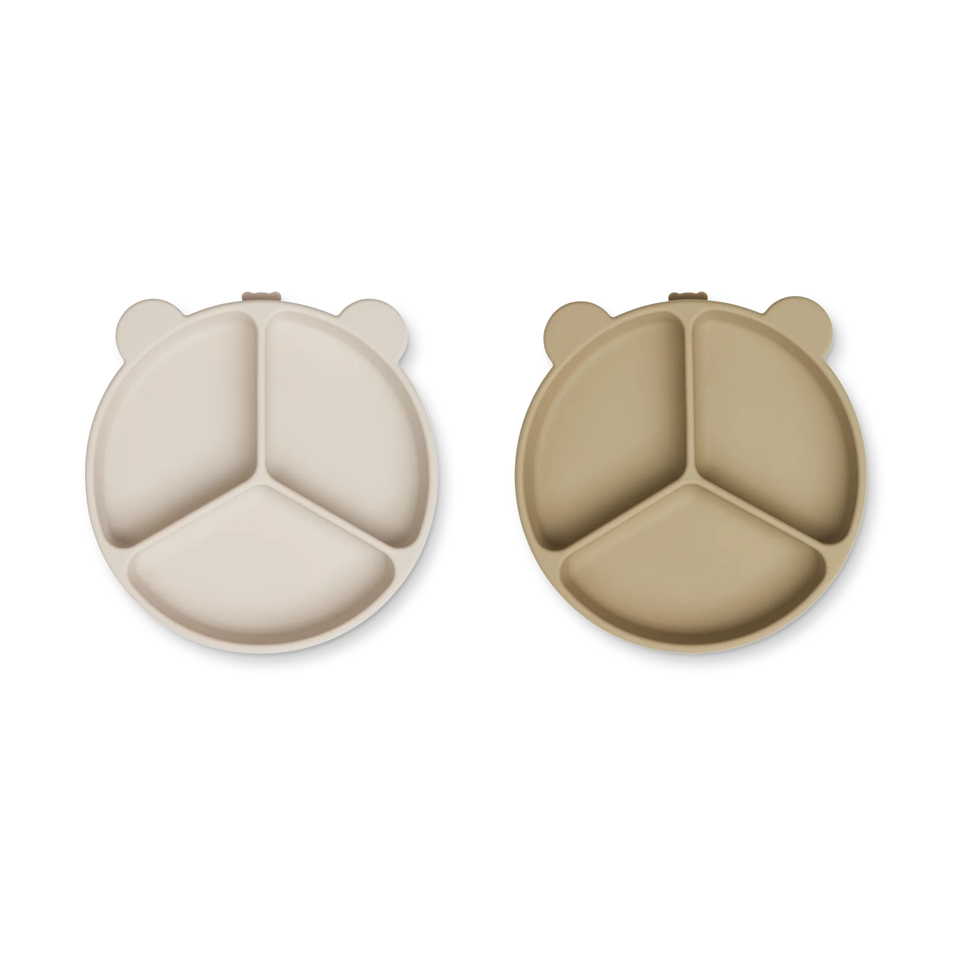 Stacy delad barntallrik 2-pack, Sandy-Oat Liewood