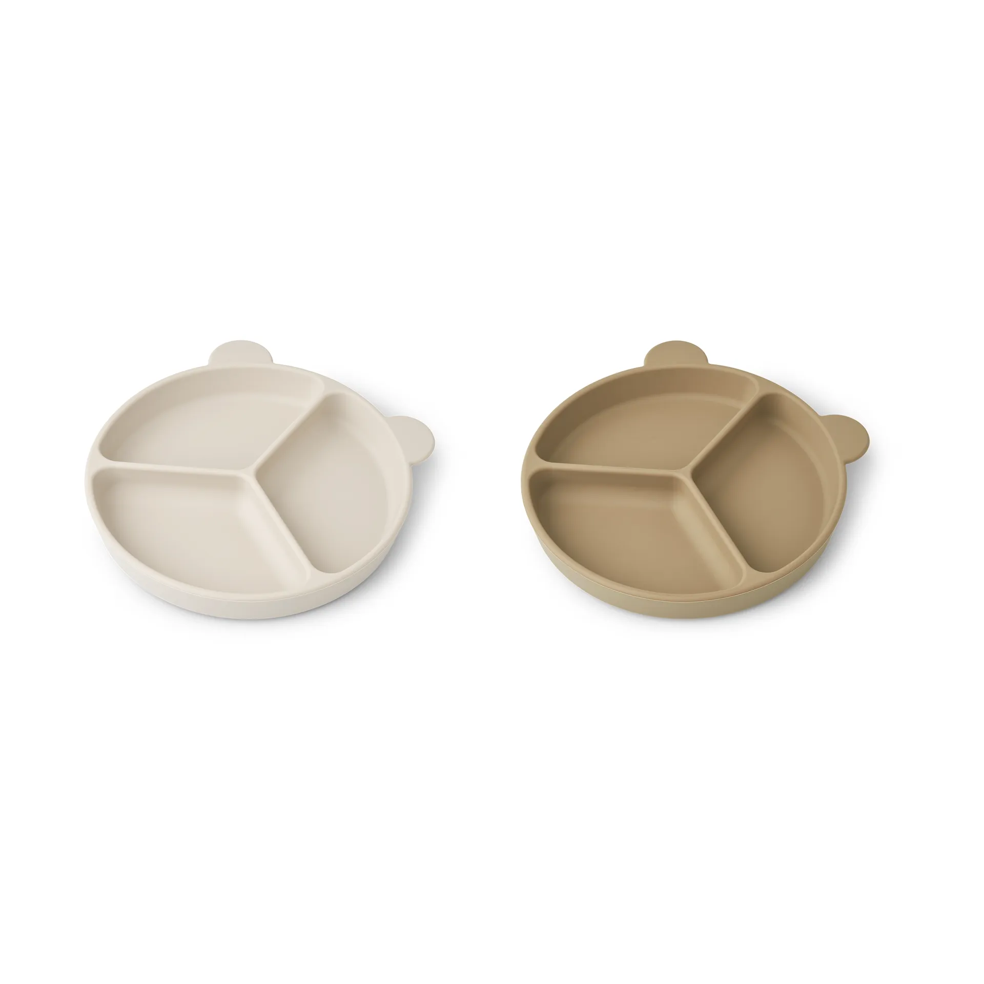 Stacy delad barntallrik 2-pack, Sandy-Oat Liewood