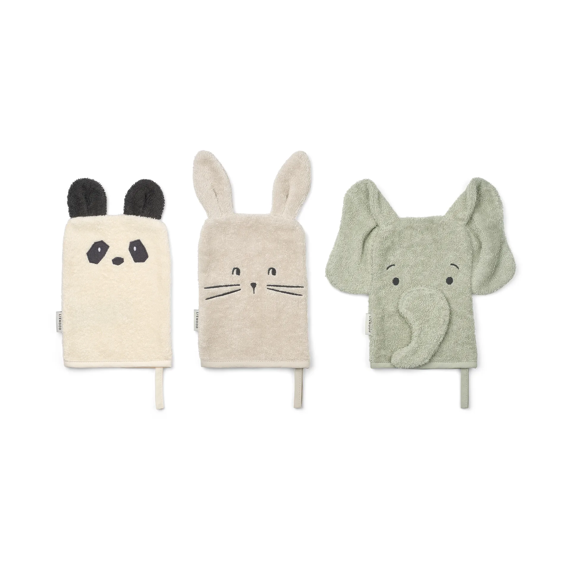 Sylvester tvättlapp 3 delar, Dove blue mix Liewood