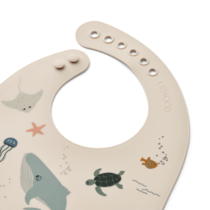 Tilda haklapp silikon 2-pack, Sea creature-Sandy Liewood
