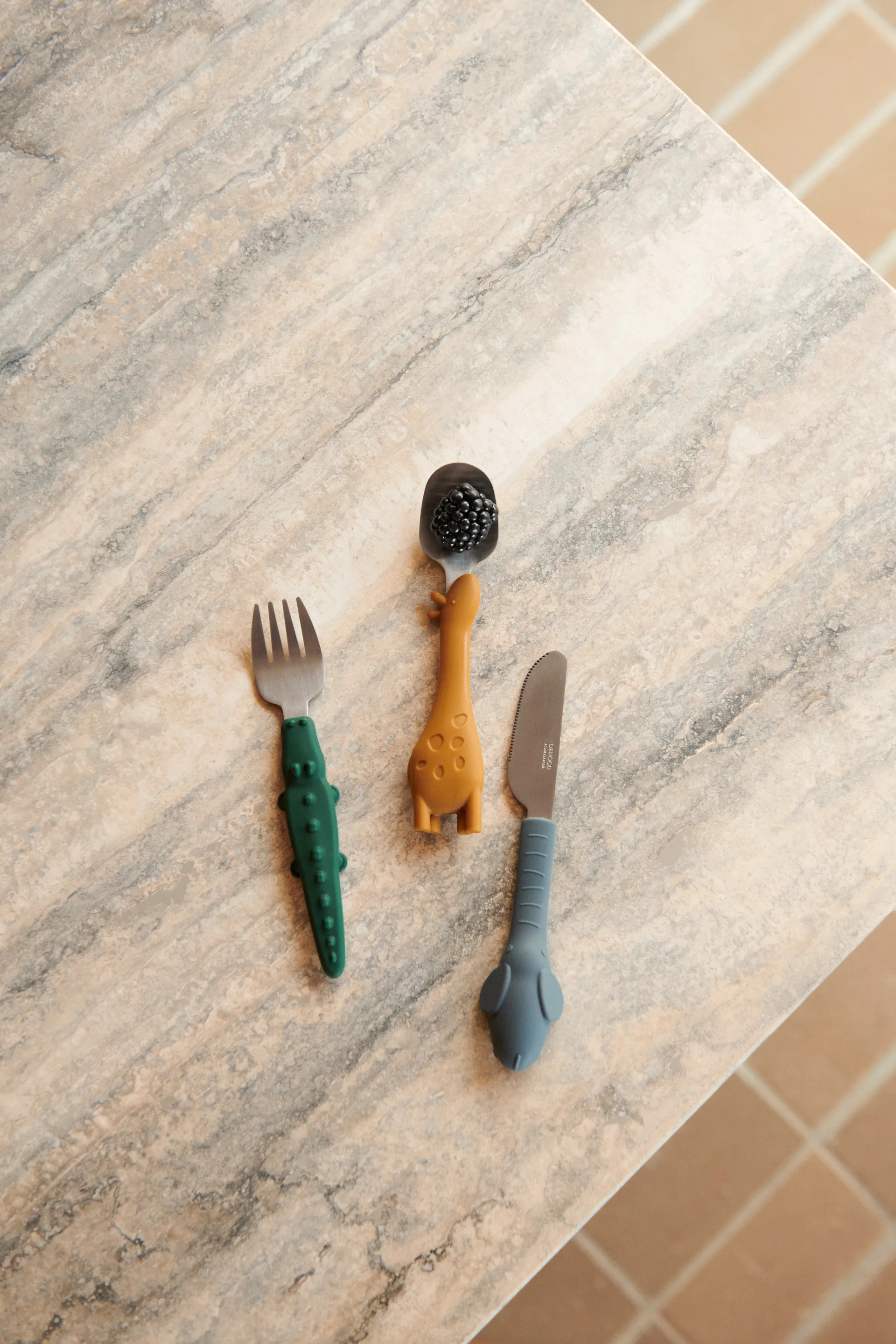 Tove all together bestickset 3 delar, Golden caramel mix Liewood