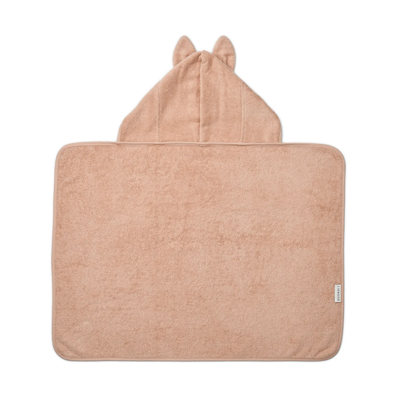 Vilias rabbit badcape handduk med huva 60x80 cm, Pale tuscany Liewood