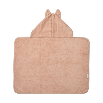 Vilias rabbit badcape handduk med huva 60x80 cm - Pale tuscany - Liewood