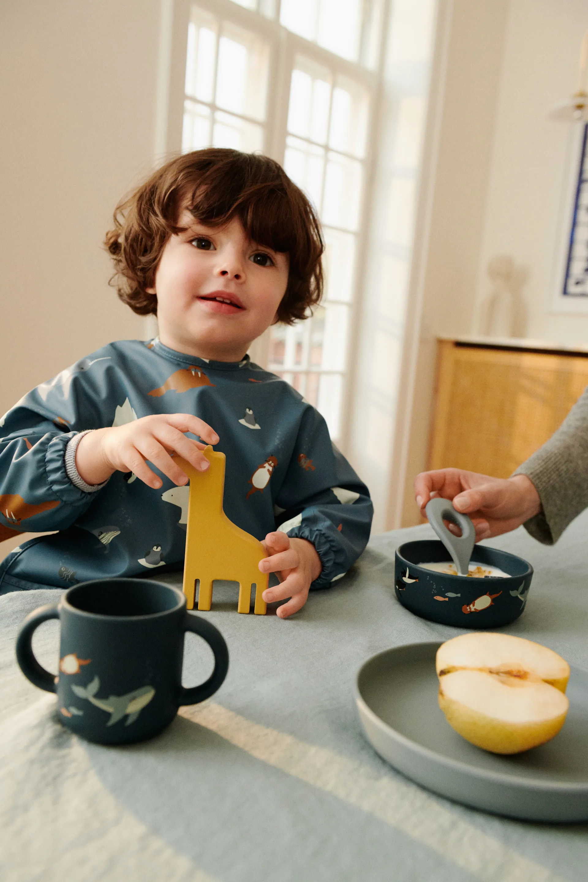 Vivi printed servisset 4 delar, Arctic Sea-Ocean view Liewood