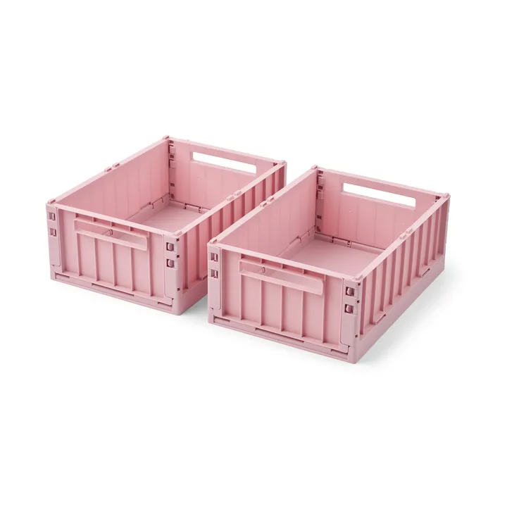 Weston förvaringbox - Rose blush, M, 2-pack - Liewood