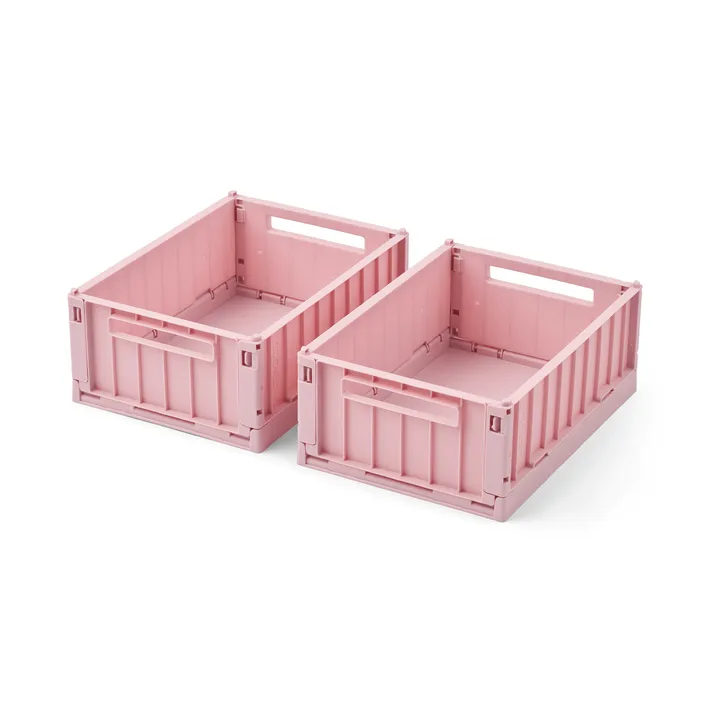Weston förvaringbox - Rose blush, S, 2-pack - Liewood