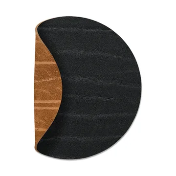 Buffalo glasunderlägg vändbar circle 1 st - svart-natur - LIND DNA