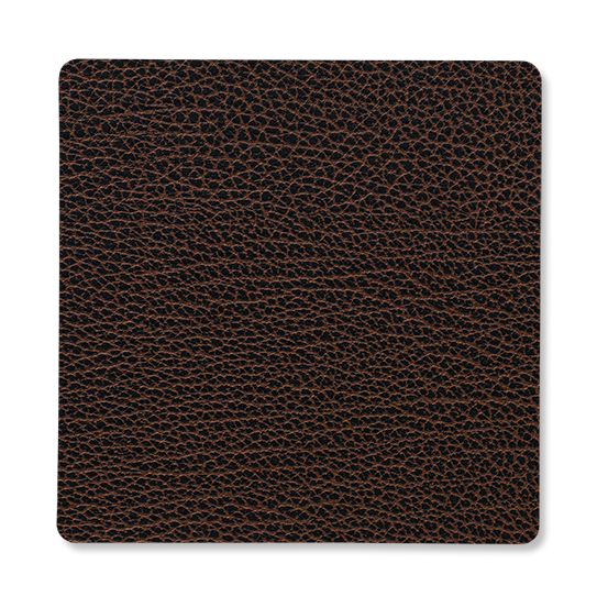 LIND DNA Bull glasunderlägg square brun | Skandinavisk Design | Glasunderlägg | Brun