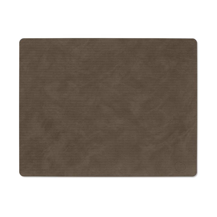Corduroy bordstablet square L - Caviar - LIND DNA
