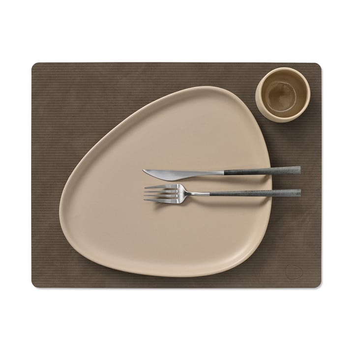 Corduroy bordstablet square L, Caviar LIND DNA
