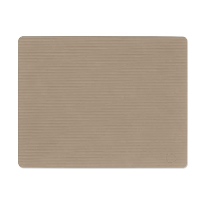 Corduroy bordstablet square L - Clay Brown - LIND DNA