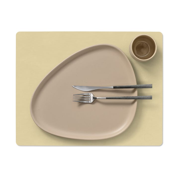 Corduroy bordstablet square L, Lemon Sorbet LIND DNA