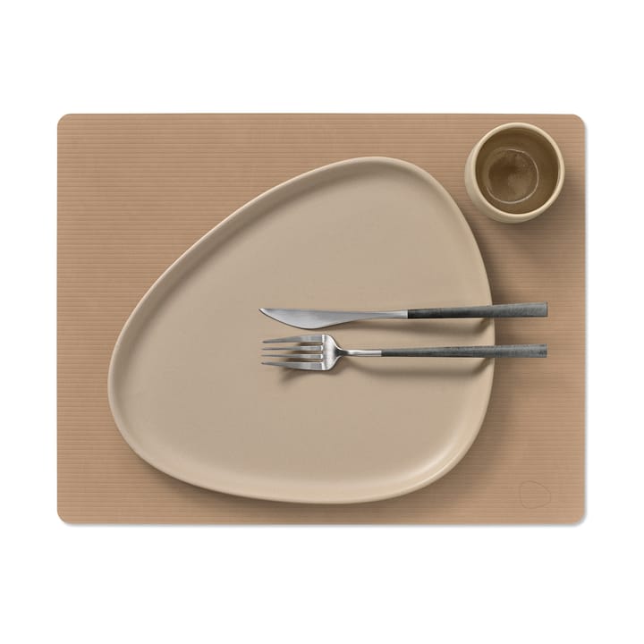 Corduroy bordstablet square L, Nougat LIND DNA