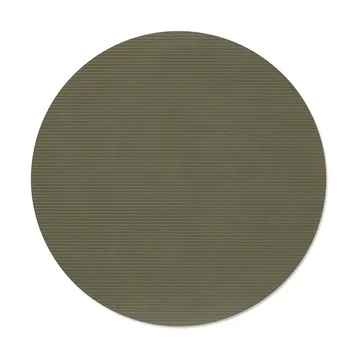 Corduroy bordstablett - Army green, circle, L - LIND DNA