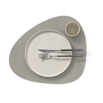 Corduroy bordstablett curve L - Light Grey - LIND DNA
