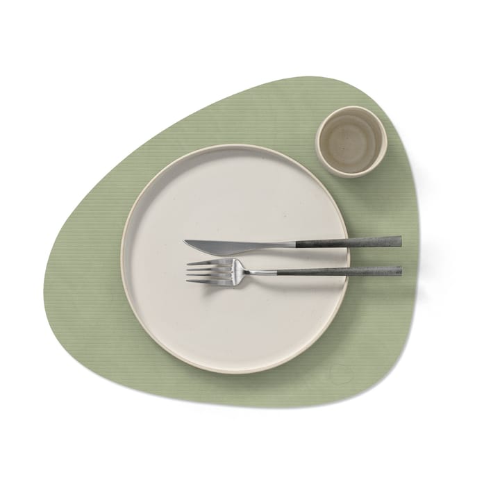 Corduroy bordstablett curve L, Olive Green LIND DNA