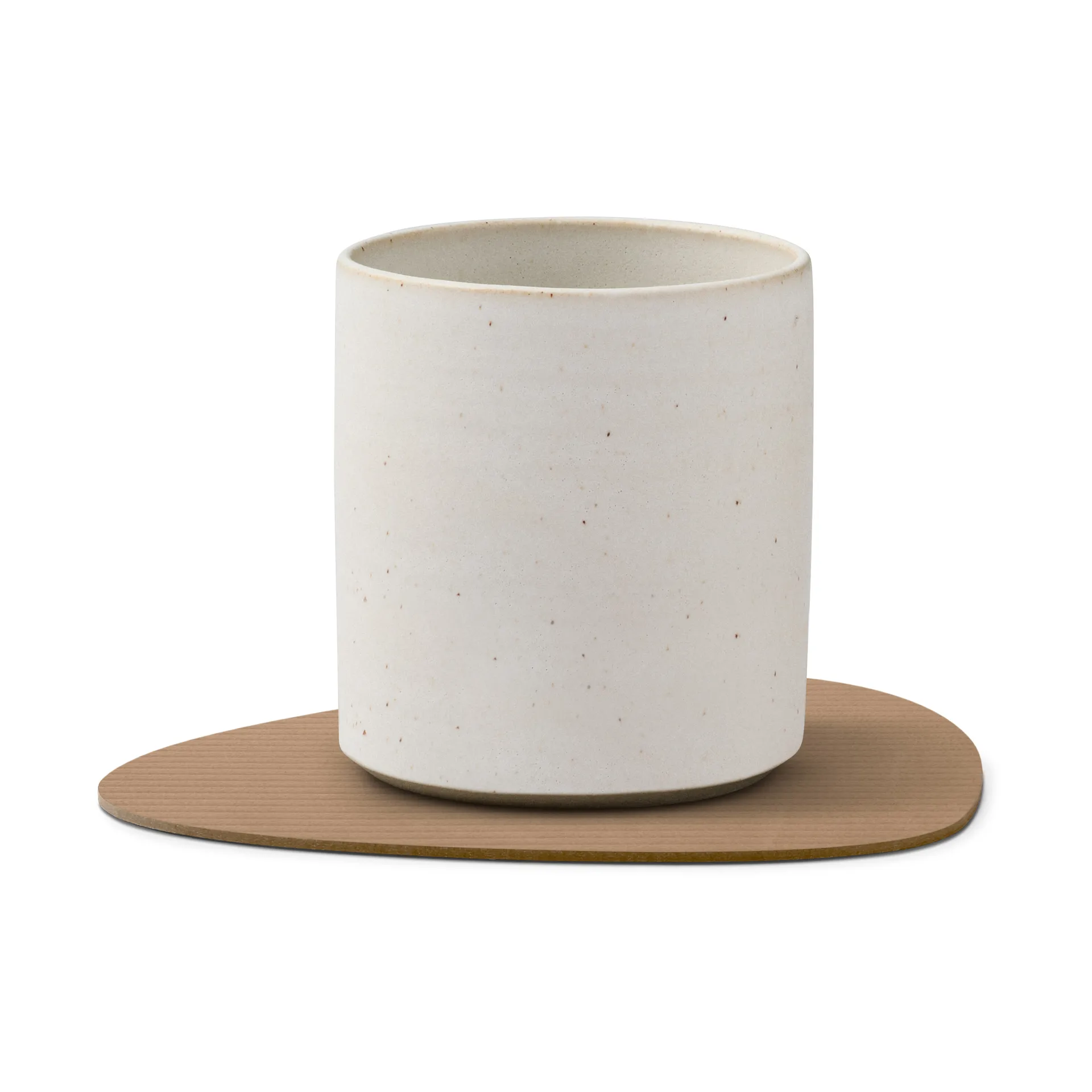 Corduroy glasunderlägg curve, Nougat LIND DNA