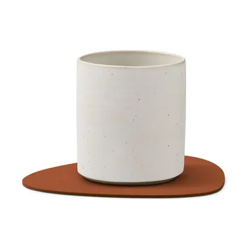 Corduroy glasunderlägg curve - Rust - LIND DNA