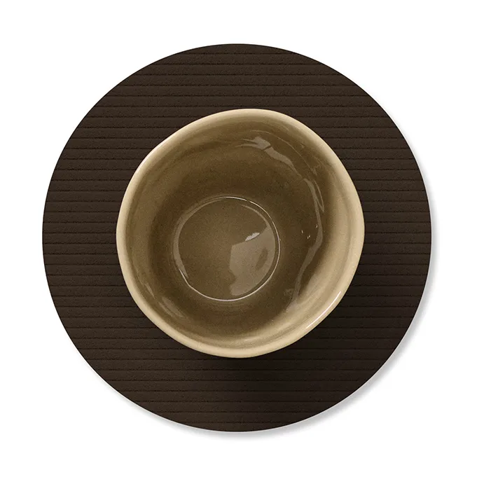 Corduroy glasunderlägg, Hazel, circle LIND DNA